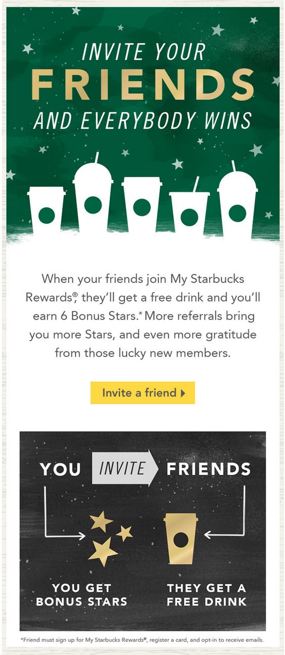 Starbucks referrals
